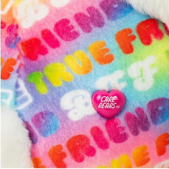 NEW- CARE BEARS TRUE FRIENDS BEAR  Rainbow Plush Bear by Care Bears - Picture 6 of 9